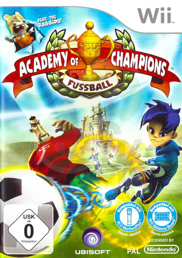 Academy of Champions Fussball Front Cover spieleundkonsolen Nintendo Wii gebraucht