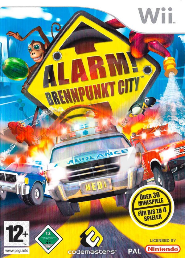 Alarm Brennpunkt City Front Cover spieleundkonsolen Nintendo Wii gebraucht