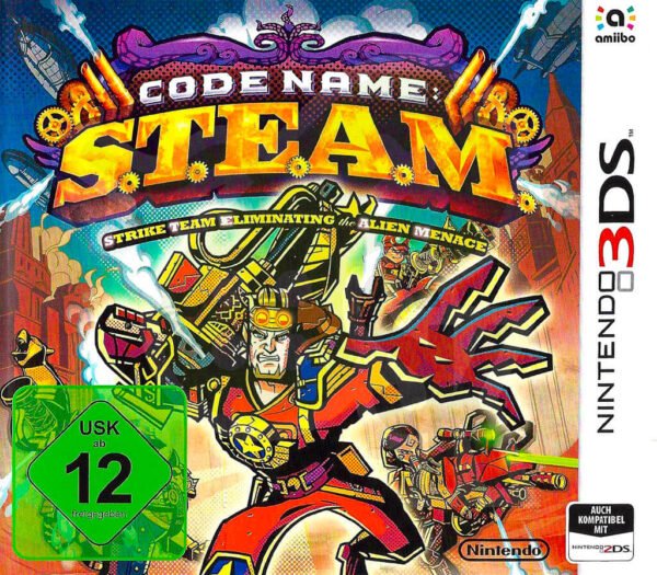 Code Name Steam Front Cover Nintendo 3DS spiel gebraucht spieleundkonsolen