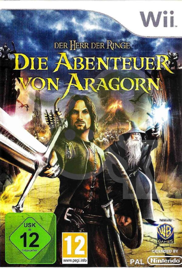 Der Herr Der Ringe Die Abenteur Von Aragorn Front Cover spieleundkonsolen nintendo wii gebraucht