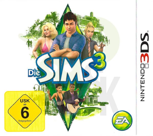 Die Sims 3 Front Cover Nintendo 3DS spiel gebraucht spieleundkonsolen