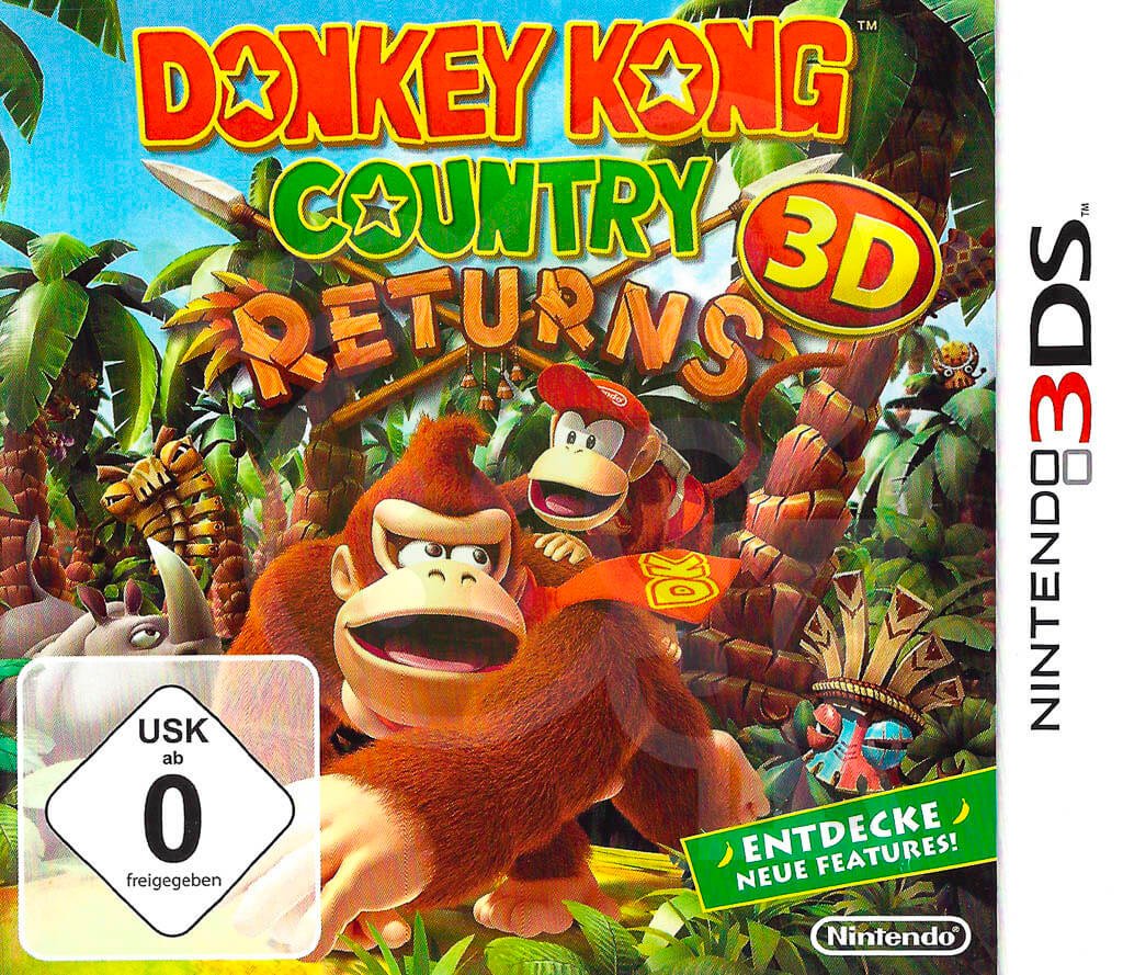 Donkey Kong Country Returns 3D Front Cover nds nintendo ds spiel gebraucht spieleundkonsolen