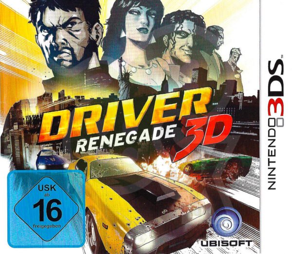 Driver Renegade 3D Front Cover Nintendo 3DS spiel gebraucht spieleundkonsolen