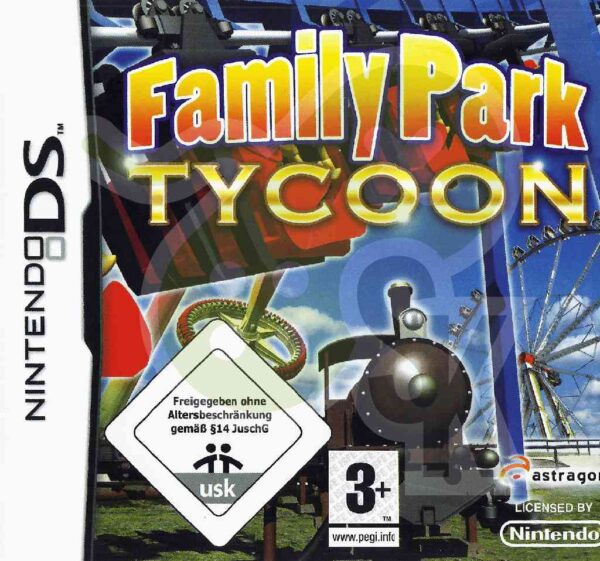 Family Park Tycoon Front cover nds nintendo ds spiel gebraucht spieleundkonsolen