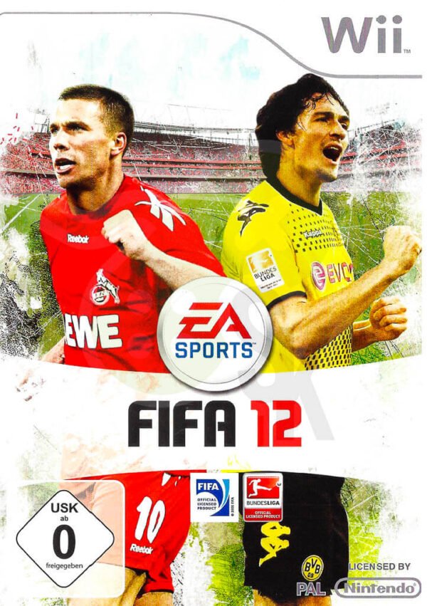 Fifa 12 Front Cover Nintendo Wii spiel gebraucht spieleundkonsolen