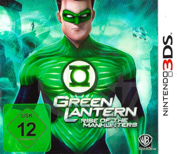 Green Lantern Rise of the Manhunters Front Cover Nintendo 3DS spiel gebraucht spieleundkonsolen