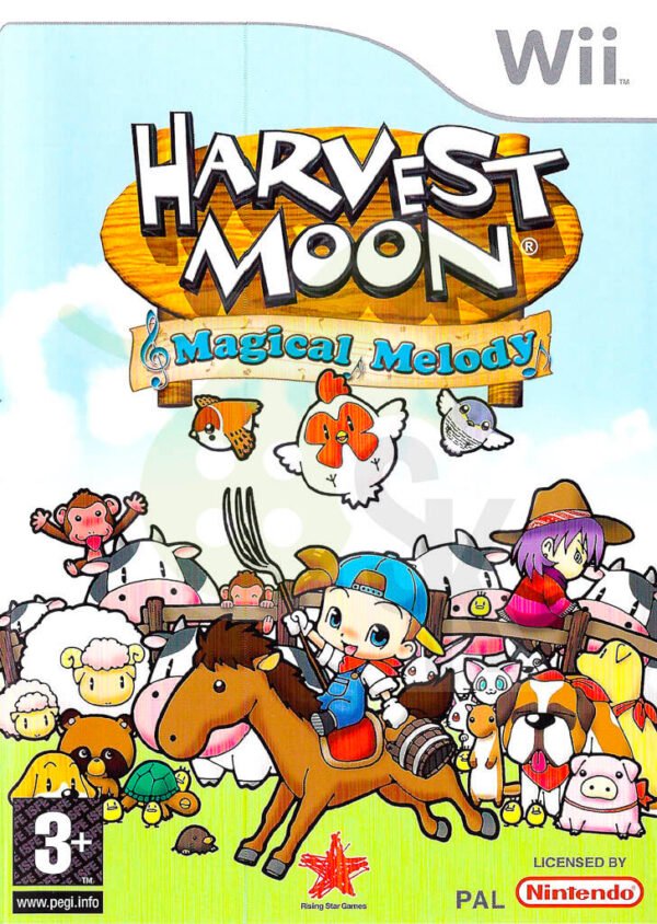 Harvest Moon Magical Melody Front Cover spieleundkonsolen Nintendo Wii gebraucht