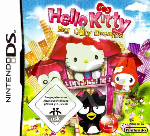 Hello Kitty Big City Dreams Front Cover nds nintendo ds spiel gebraucht spieleundkonsolen