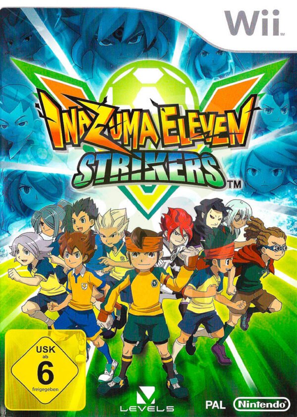 Inazuma Eleven Strikers Front Cover spieleundkonsolen Nintendo Wii gebraucht