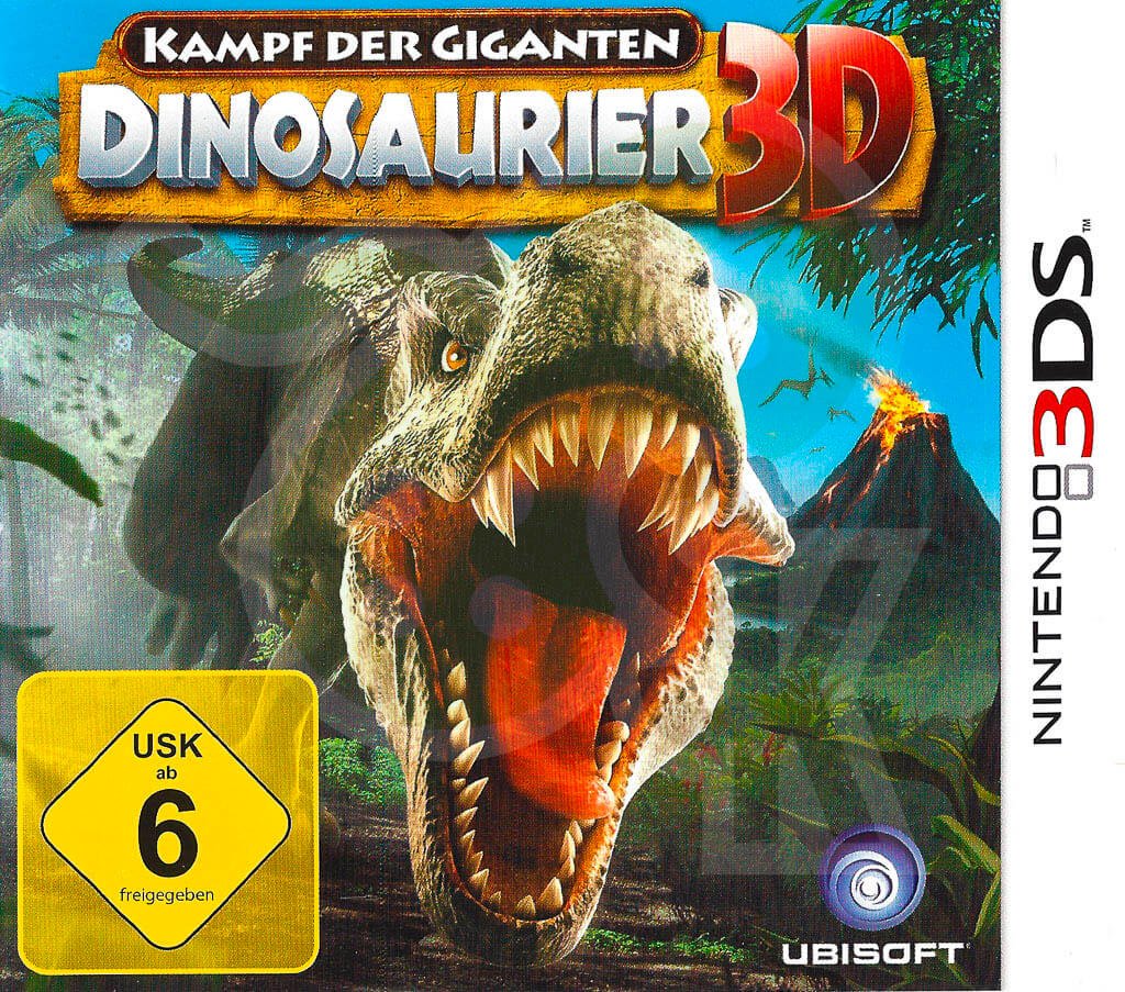 Kampf der Gigangten Dinosaurier 3D Front Cover Nintendo 3DS spiel gebraucht spieleundkonsolen