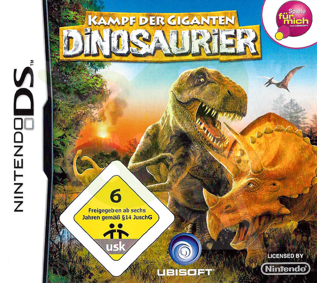 Kampf der Giganten Dinosaurier Front Cover spieleundkonsolen Nintendo NDS DS gebraucht
