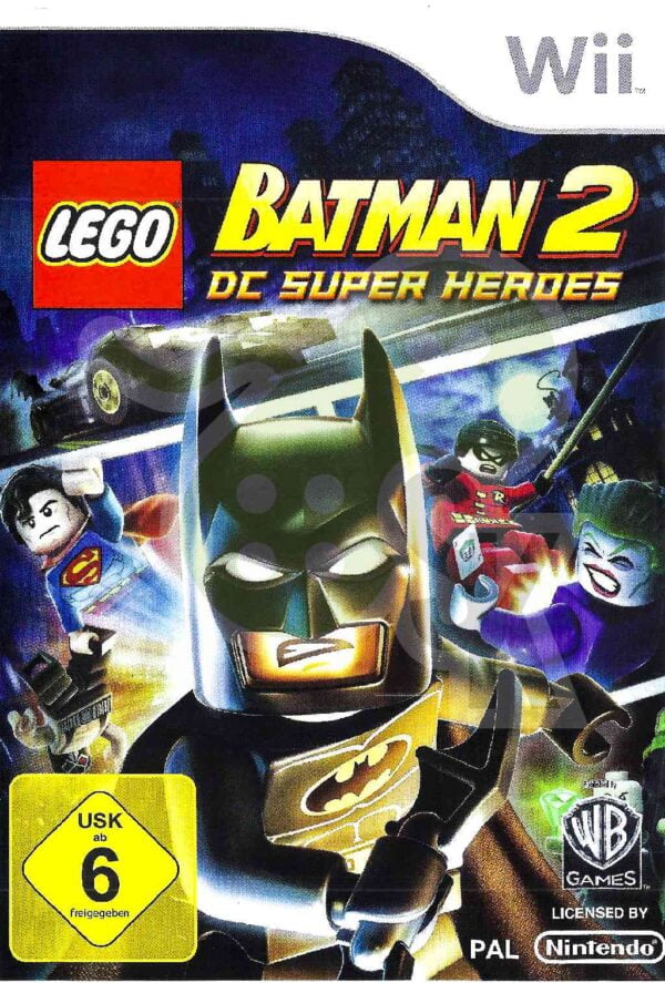 Lego Batman 2 Front Cover spieleundkonsolen nintendo wii gebraucht