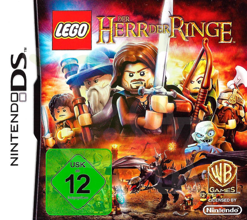 Lego Herr der Ringe Front Cover spieleundkonsolen Nintendo NDS DS gebraucht