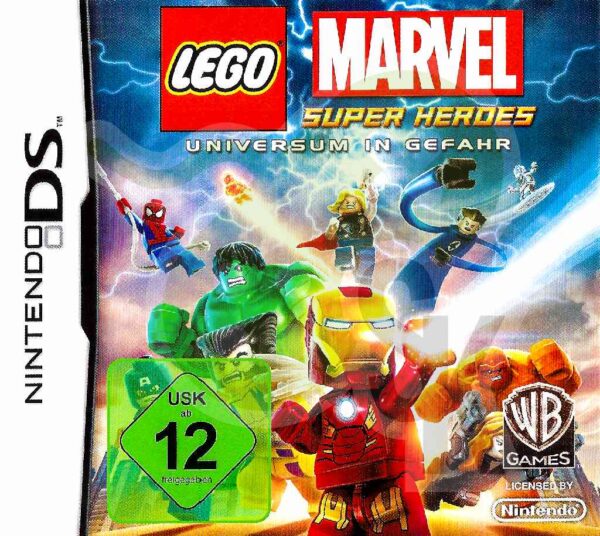 Lego Marvel Super Heroes Universum in Gefahr Front Cover nds nintendo ds spiel gebraucht spieleundkonsolen