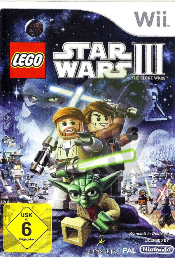Lego Star Wars 3 III Front Cover spieleundkonsolen nintendo wii gebraucht