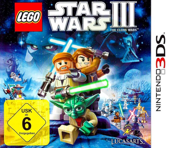 Lego Star Wars 3 III The Clone Wars Front Cover Nintendo 3DS spiel gebraucht spieleundkonsolen