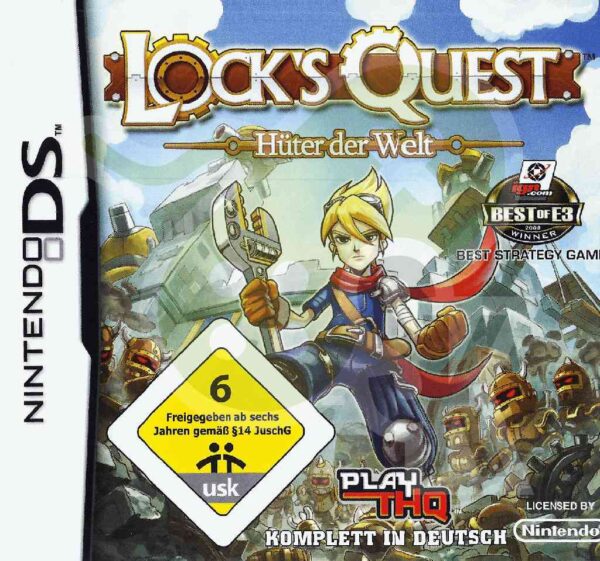 Locks Quest hueter Der Welt Front cover nds nintendo ds spiel gebraucht spieleundkonsolen