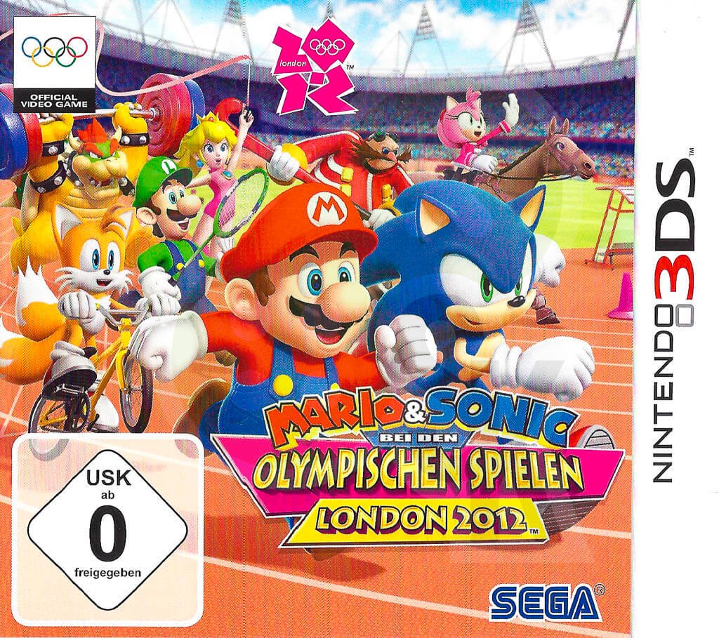 Mario Sonic Olympischen Spielen London 2012 Front Cover Nintendo 3DS spiel gebraucht spieleundkonsolen