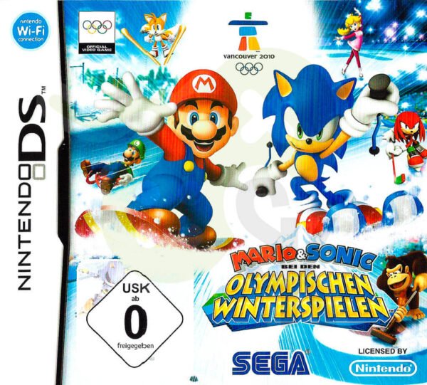 Mario Sonic bei den Olympischen Winterspielen Front Cover nds nintendo ds spiel gebraucht spieleundkonsolen