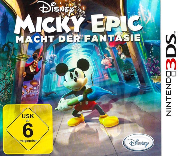 Micky Epic Macht der Fantasie Front Cover Nintendo 3DS spiel gebraucht spieleundkonsolen
