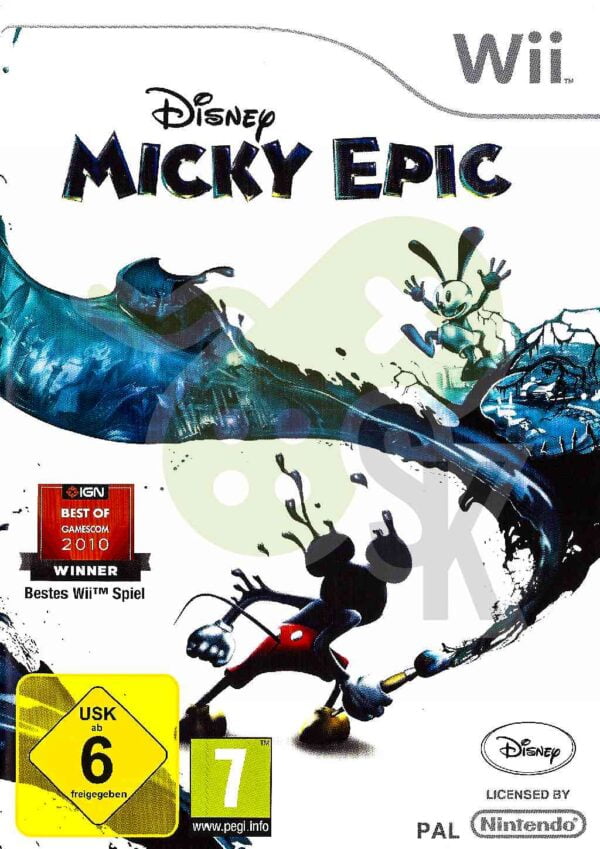 Micky Epic front Cover spieleundkonsolen nintendo wii gebraucht