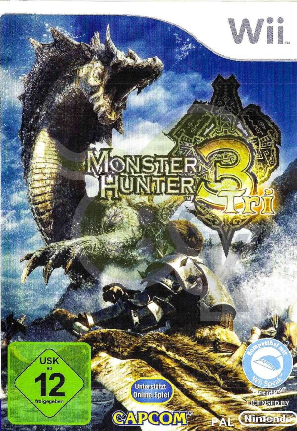 Monster Hunter 3 Front Cover spieleundkonsolen nintendo wii gebraucht