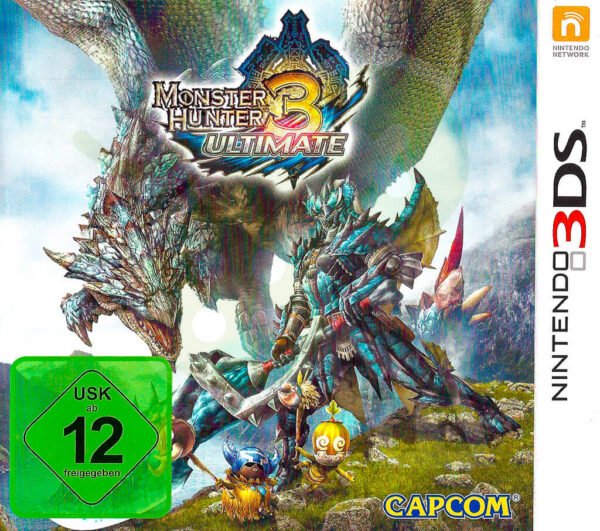 Monster Hunter 3 Ultimate Front Cover Nintendo 3DS spiel gebraucht spieleundkonsolen