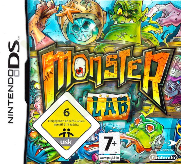 Monster Lab Front Cover nds nintendo ds spiel gebraucht spieleundkonsolen