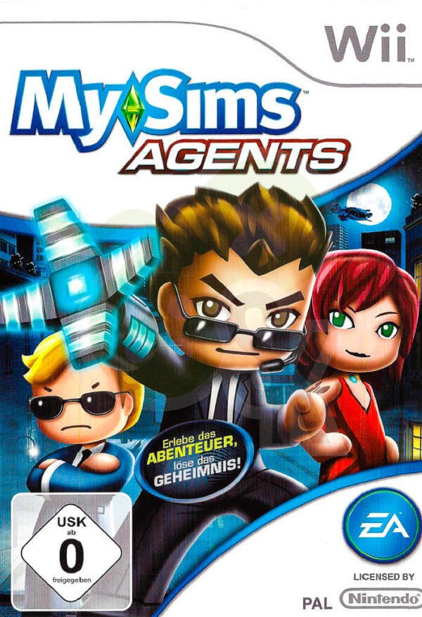 MySims Agents Front Cover spieleundkonsolen Nintendo Wii gebraucht