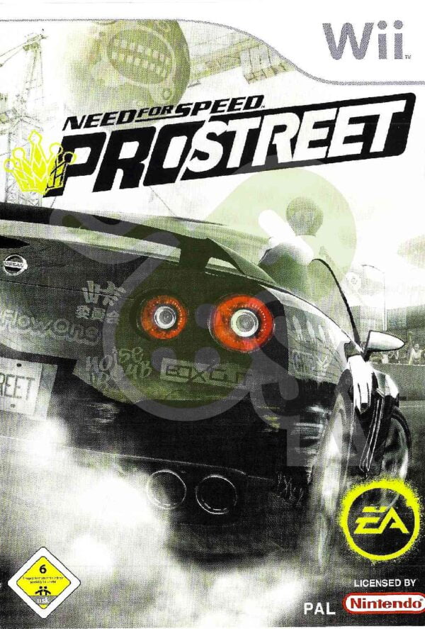 Need For Speed Pro Street ProStreet Front Cover spieleundkonsolen nintendo wii gebraucht