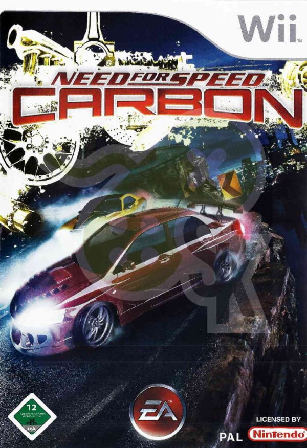 Need for Speed Carbon Front Cover spieleundkonsolen nintendo wii gebraucht