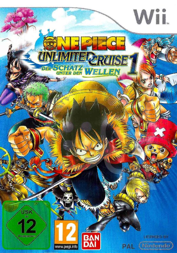 One Piece Unlimited Cruise 1 Schatz unter den Wellen front Cover spieleundkonsolen nintendo wii gebraucht