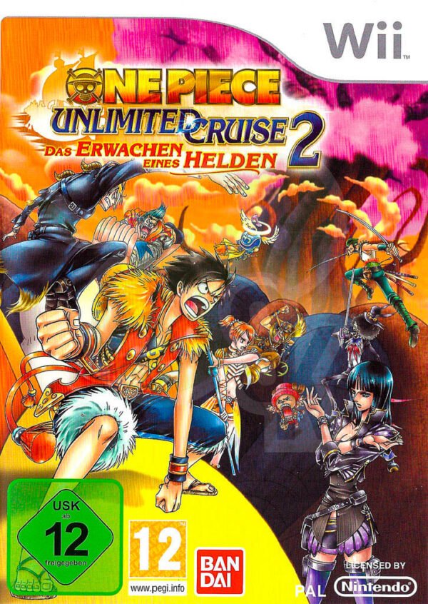 One Piece Unlimited Cruise 2 Das Erwachen eines Helden Front Cover Nintendo Wii spiel gebraucht spieleundkonsolen