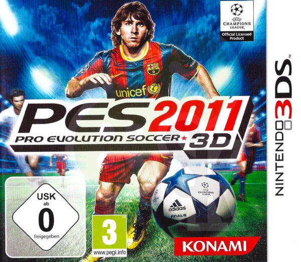 PES 2011 Pro Evolution Soccer 3D Front Cover Nintendo 3DS spiel gebraucht spieleundkonsolen