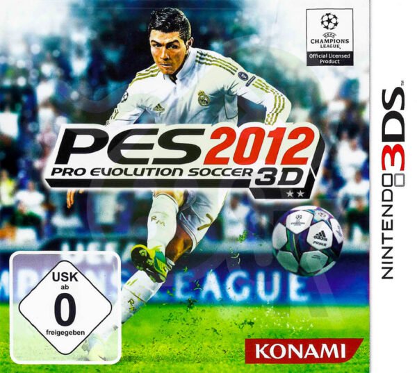 Pes 2012 Pro Evolution Soccer 3D Front Cover Nintendo 3DS spiel gebraucht spieleundkonsolen