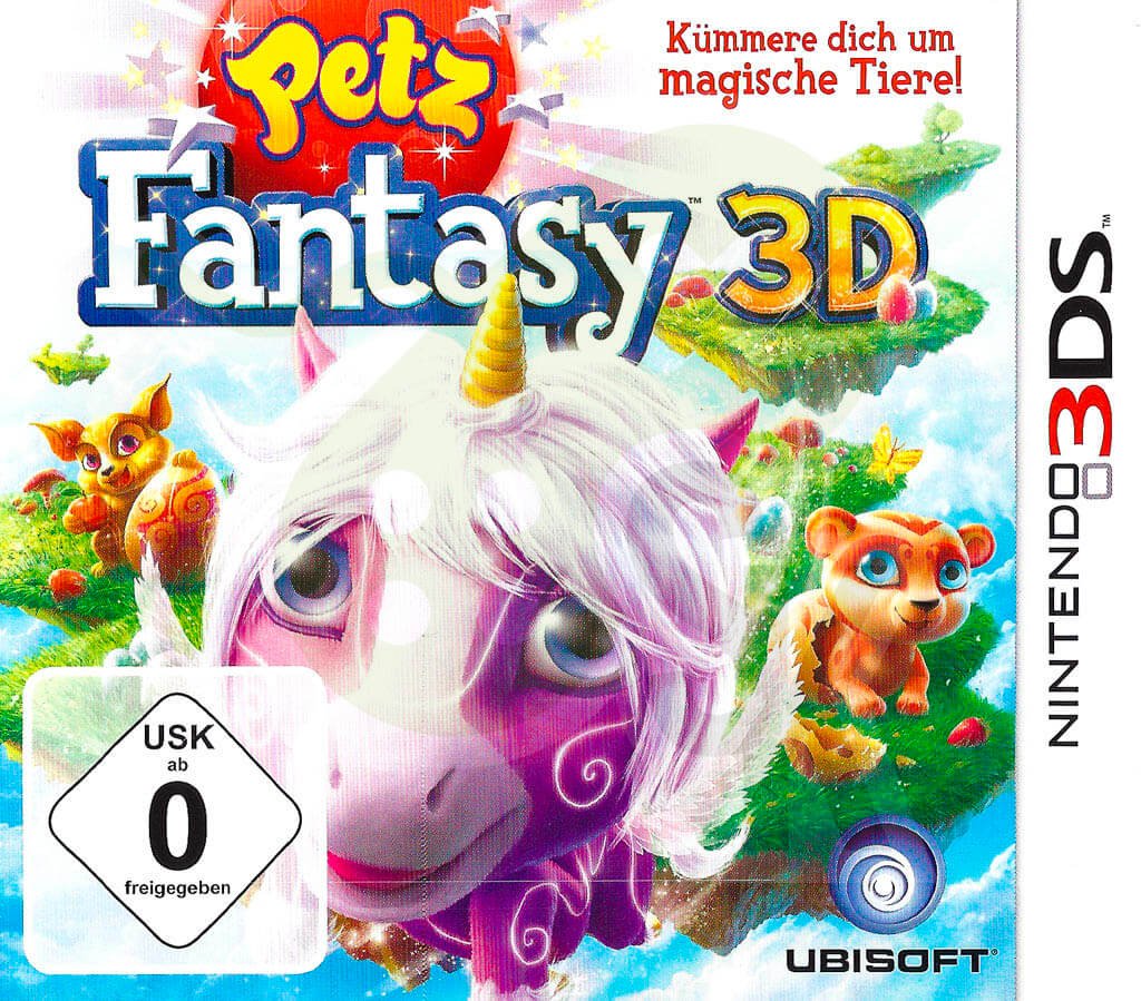 Petz Fantasy 3D Front Cover Nintendo 3DS spiel gebraucht spieleundkonsolen