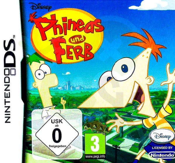 Phineas Und Ferb front Cover nds nintendo ds spiel gebraucht spieleundkonsolen