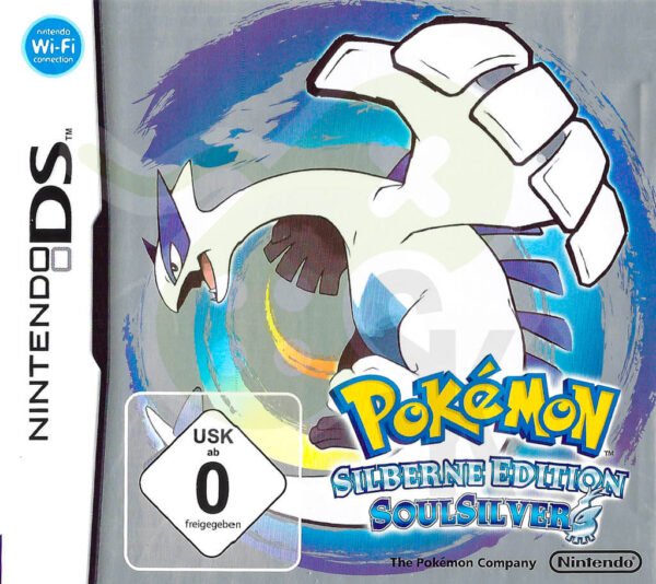 Pokemon Silberne Edition Soulsilver Front Cover nds nintendo ds spiel gebraucht spieleundkonsolen