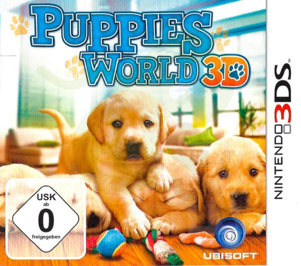 Puppies World 3D Front Cover Nintendo 3DS spiel gebraucht spieleundkonsolen