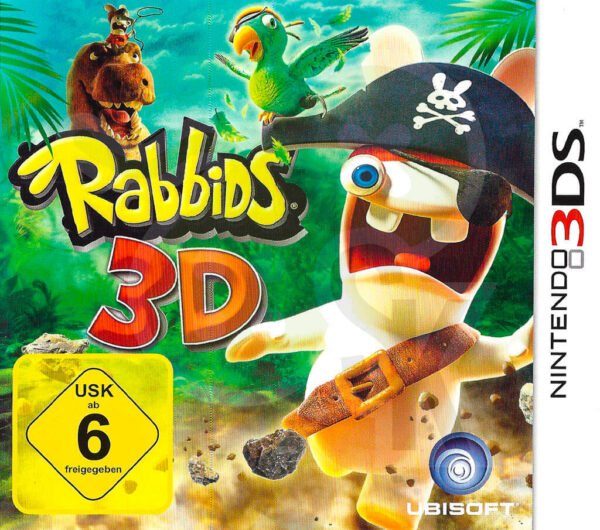 Rabbids 3D Front Cover Nintendo 3DS spiel gebraucht spieleundkonsolen