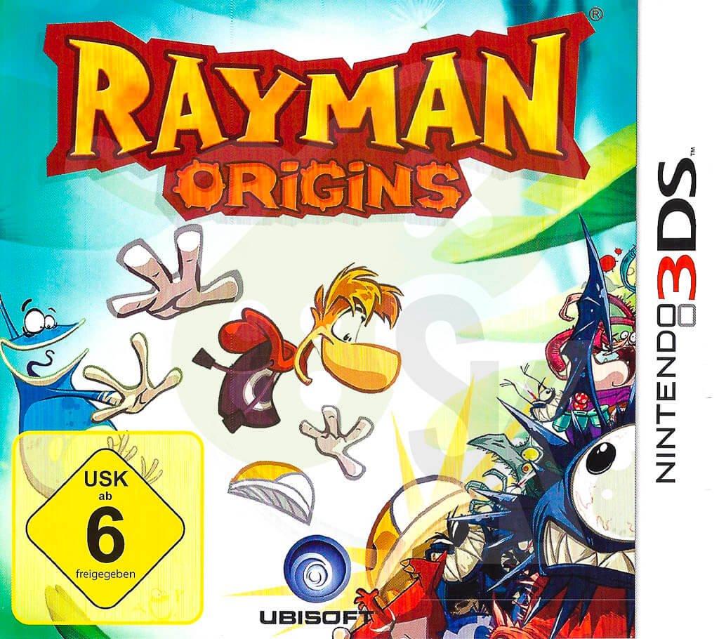 Rayman Origins Front Cover Nintendo 3DS spiel gebraucht spieleundkonsolen