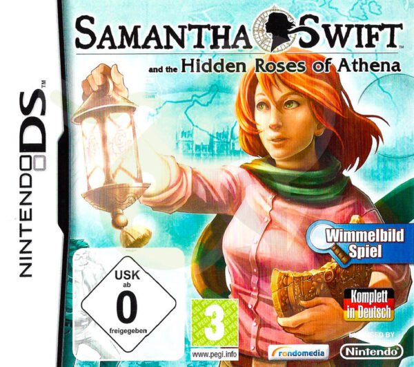 Samantha Swift the hidden Roses of Athena Front Cover nds nintendo ds spiel gebraucht spieleundkonsolen