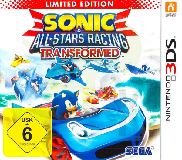 Sonic All Stars Racing Transformed Front Cover nds nintendo ds spiel gebraucht spieleundkonsolen