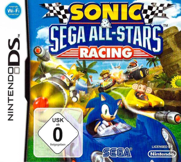 Sonic Sega All Stars Racing Front Cover Nintendo 3DS spiel gebraucht kaufen spieleundkonsolen