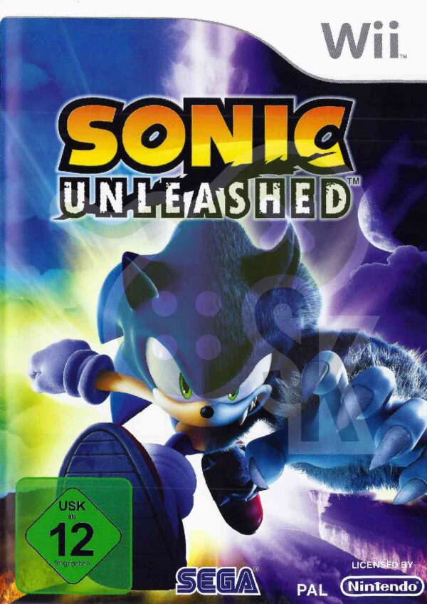Sonic Unleashed Front Cover spieleundkonsolen nintendo wii gebraucht