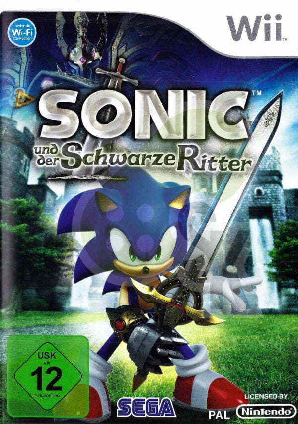 Sonic und der schwarze Ritter Front Cover spieleundkonsolen nintendo wii gebraucht