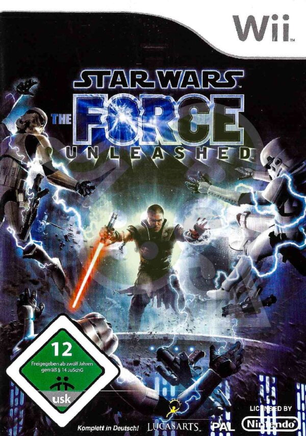 StarWars Force Unleashed front Cover spieleundkonsolen nintendo wii gebraucht