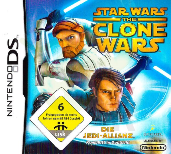 Star Wars the Clone Wars Die Jedi Allianz Front Cover nds nintendo ds spiel gebraucht spieleundkonsolen