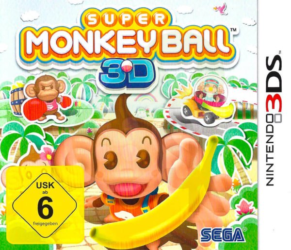 Super Monkey Ball 3D Front Cover Nintendo 3DS spiel gebraucht spieleundkonsolen