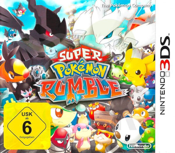 Super Pokemon Rumble Front Cover Nintendo 3DS spiel gebraucht spieleundkonsolen